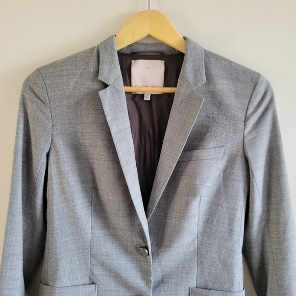 Sunday Best by Aritzia Wool Blend Casual Business Everyday Button-up Blazer - Picture 4 of 11
